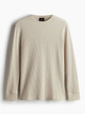 H&M Slim Fit Waffled Jersey Top