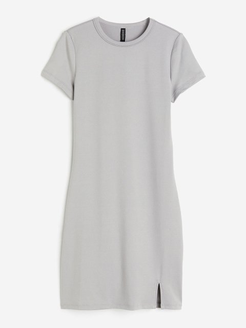 H&M Slit-Hem Bodycon Dress