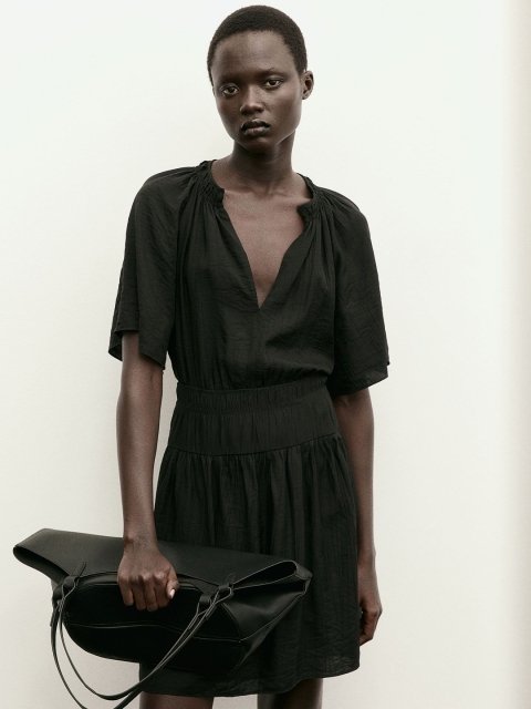 H&M Smock-Detail Dress
