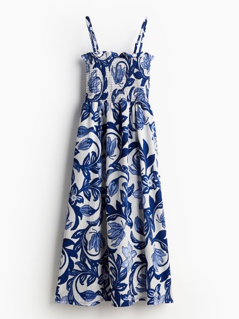 H&M Smocked-Bodice Dress