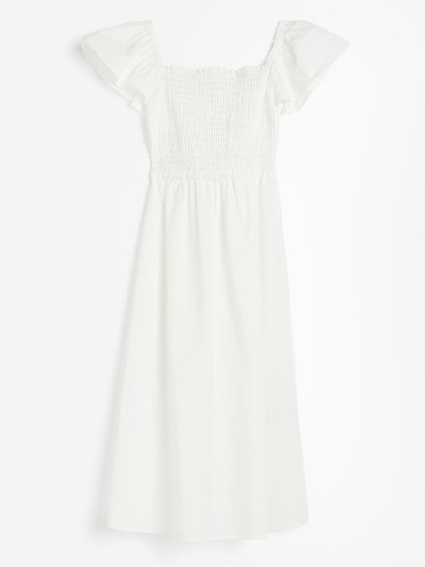 H&M Smocked-Bodice Dress