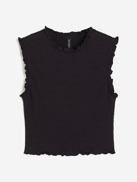 H&M Smocked Jersey Top