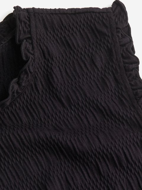 H&M Smocked Jersey Top
