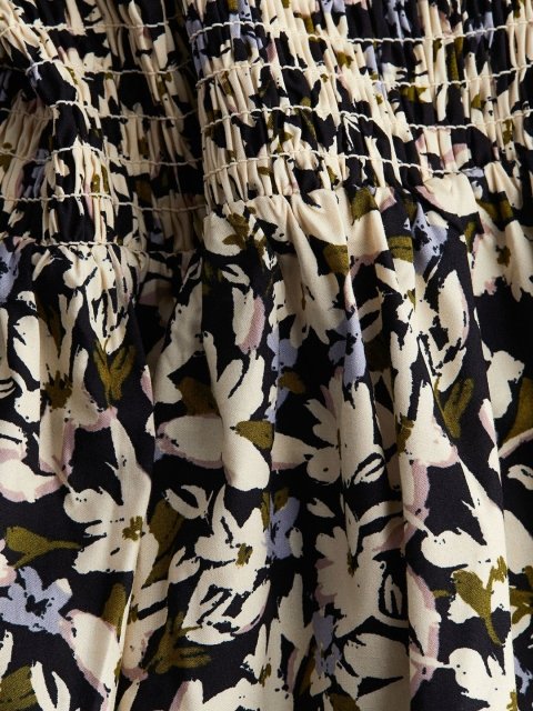 H&M Smocked Off-The-Shoulder Dress