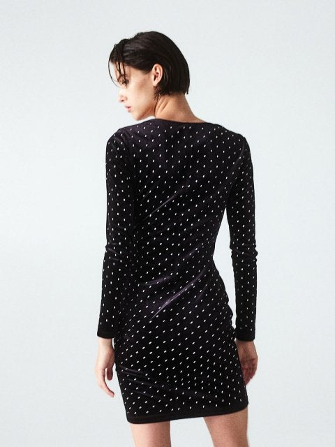 H&M Square-Neck Bodycon Dress