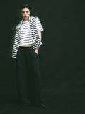 H&M Striped Knitted Round Neck Tops