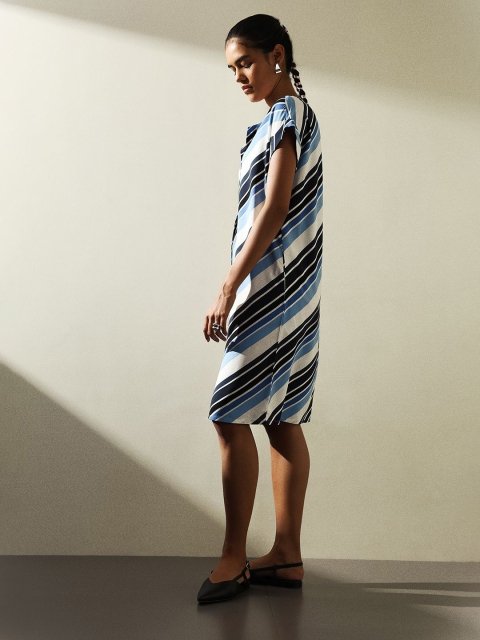 H&M Striped Short Dress