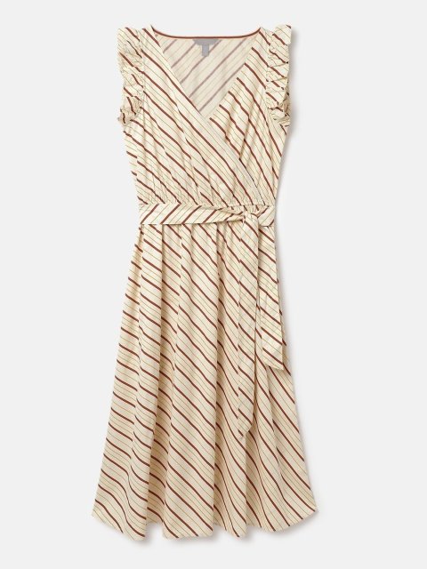 H&M Striped Wrap Dress