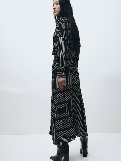 H&M Tapered-Waist Dress
