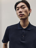 H&M Textured-Knit Polo Tshirts