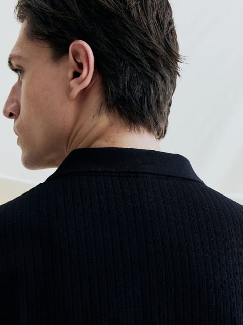 H&M Textured Polo Tshirts