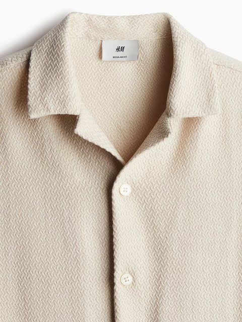 H&M Textured Resort Shirt
