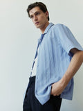 H&M Textured-Weave Resort Shirts