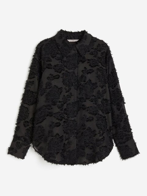 H&M Textured-Weave Shirt