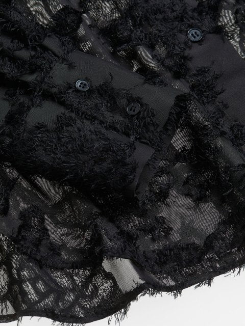 H&M Textured-Weave Shirt