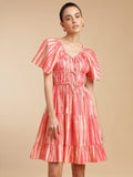 H&M Tie and Dye Fit and Flare Dress