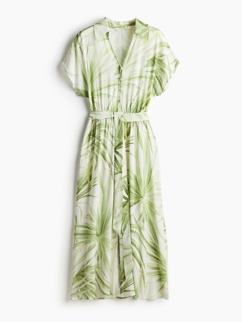 H&M Tie-Belt Shirt Dress