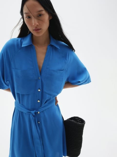 H&M Tie-Belt Shirt Dresses