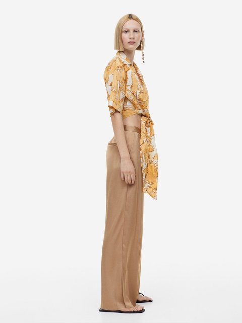 H&M Tie-Detail Blouse