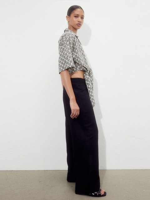 H&M Tie-Detail Blouse