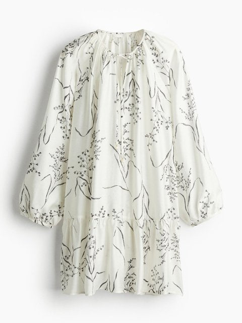 H&M Tie-Detail Dress