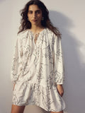 H&M Tie-Detail Dress