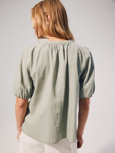 H&M Tie-Neck Blouse