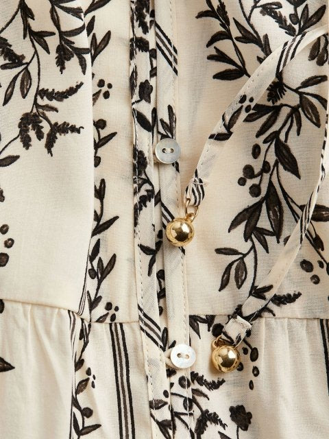 H&M Tiered Shirt Midi Dress