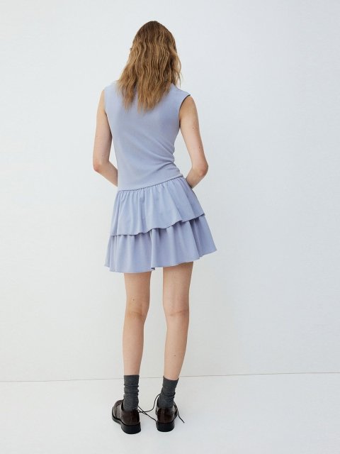 H&M Tiered-Skirt Jersey Dress