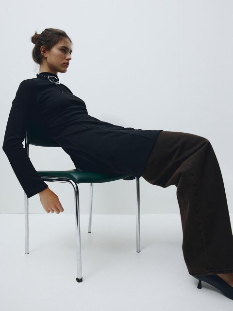 H&M Turtleneck Jersey Dress