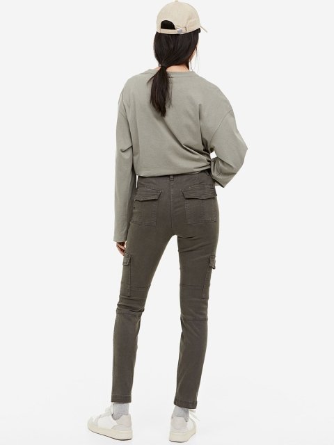 H&M Twill Cargo Trousers