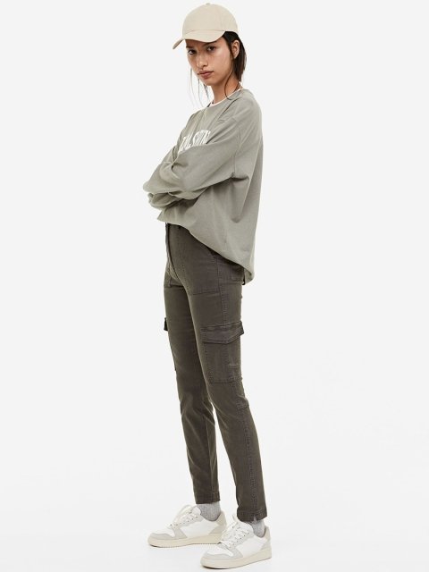 H&M Twill Cargo Trousers