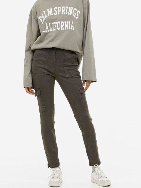 H&M Twill Cargo Trousers