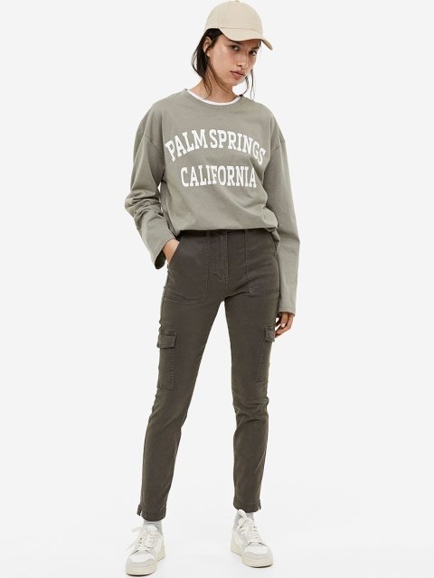 H&M Twill Cargo Trousers