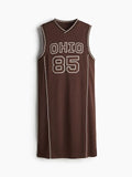 H&M Typography Embroidered T-shirt Dress