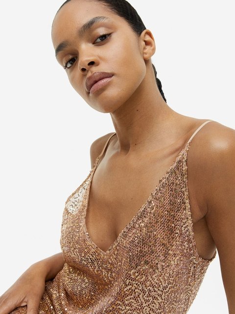 H&M V-Neck Bodycon Dress