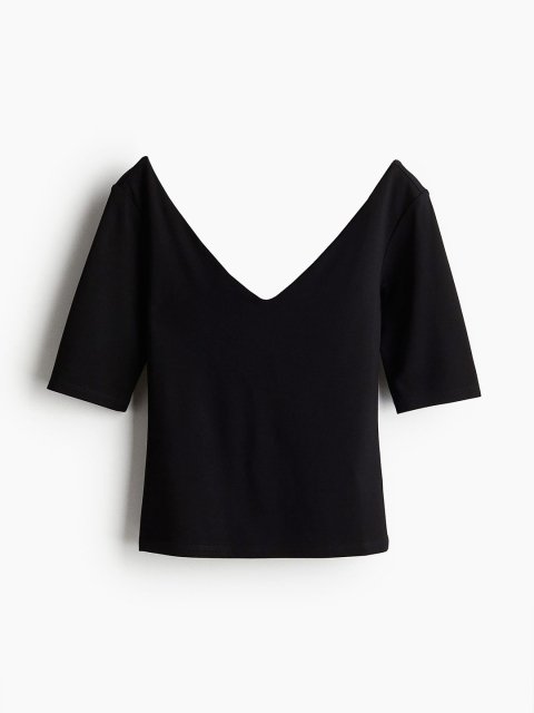 H&M V-Neck Jersey Top