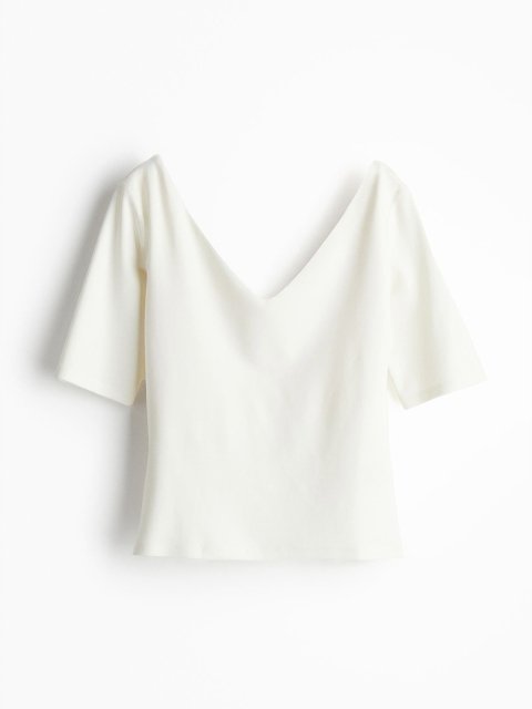 H&M V-Neck Jersey Tops