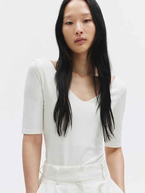 H&M V-Neck Jersey Tops