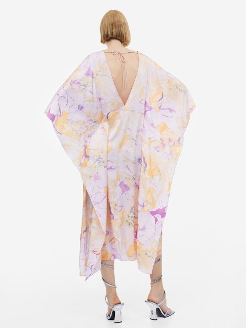 H&M V-Neck Kaftan Dress