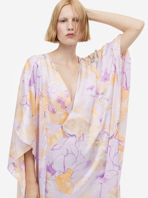H&M V-Neck Kaftan Dress