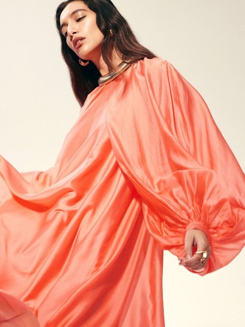 H&M Voluminous Maxi Dress