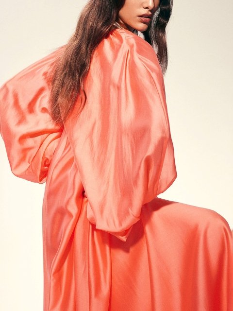 H&M Voluminous Maxi Dress