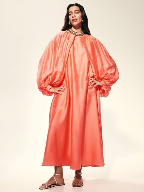 H&M Voluminous Maxi Dress