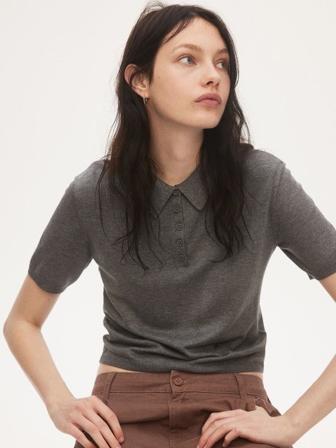 H&M Wide Cargo Trousers