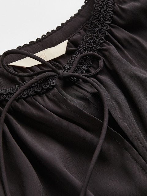 H&M Woman Balloon-sleeved mini dress