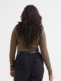 H&M Woman Ribbed modal-blend top