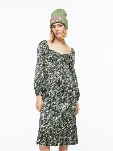 H&M Women Balloon-Sleeved Dress