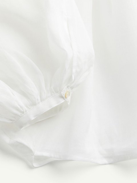 H&M Women Balloon-Sleeved Ramie Tops