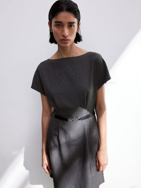 H&M Women Belted Dress